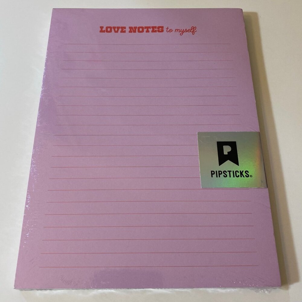Pipsticks Love Notes To Myself Notepad